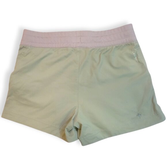 THE NORTH FACE - New Green Khaki Girls Shorts Size Medium Women's XS Flash Dry - Picture 3 of 7
